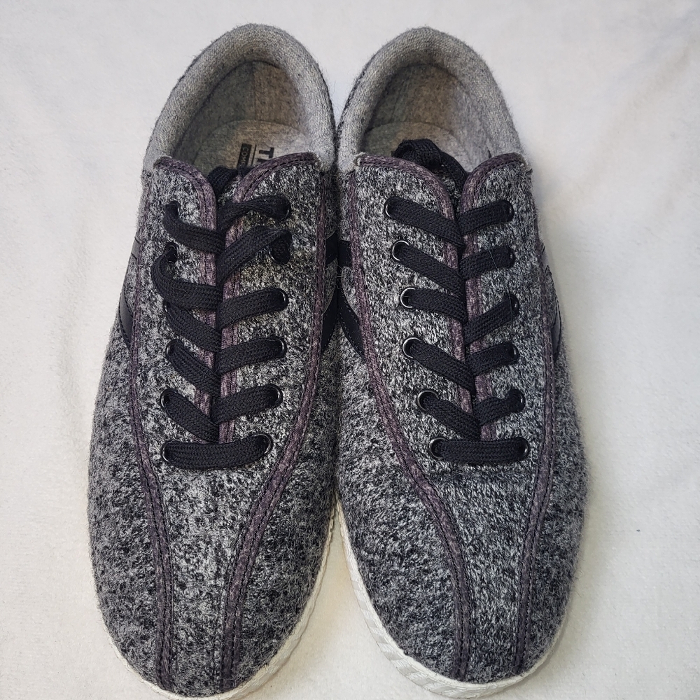Tretorn Nylite Wool Sneakers Women's Size 9 Dappled Gray Comfort - Picture 10 of 10